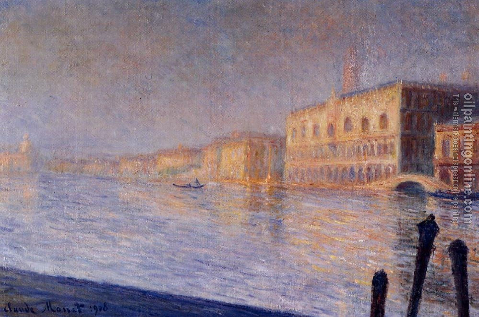 Monet, Claude Oscar - The Doges' Palace